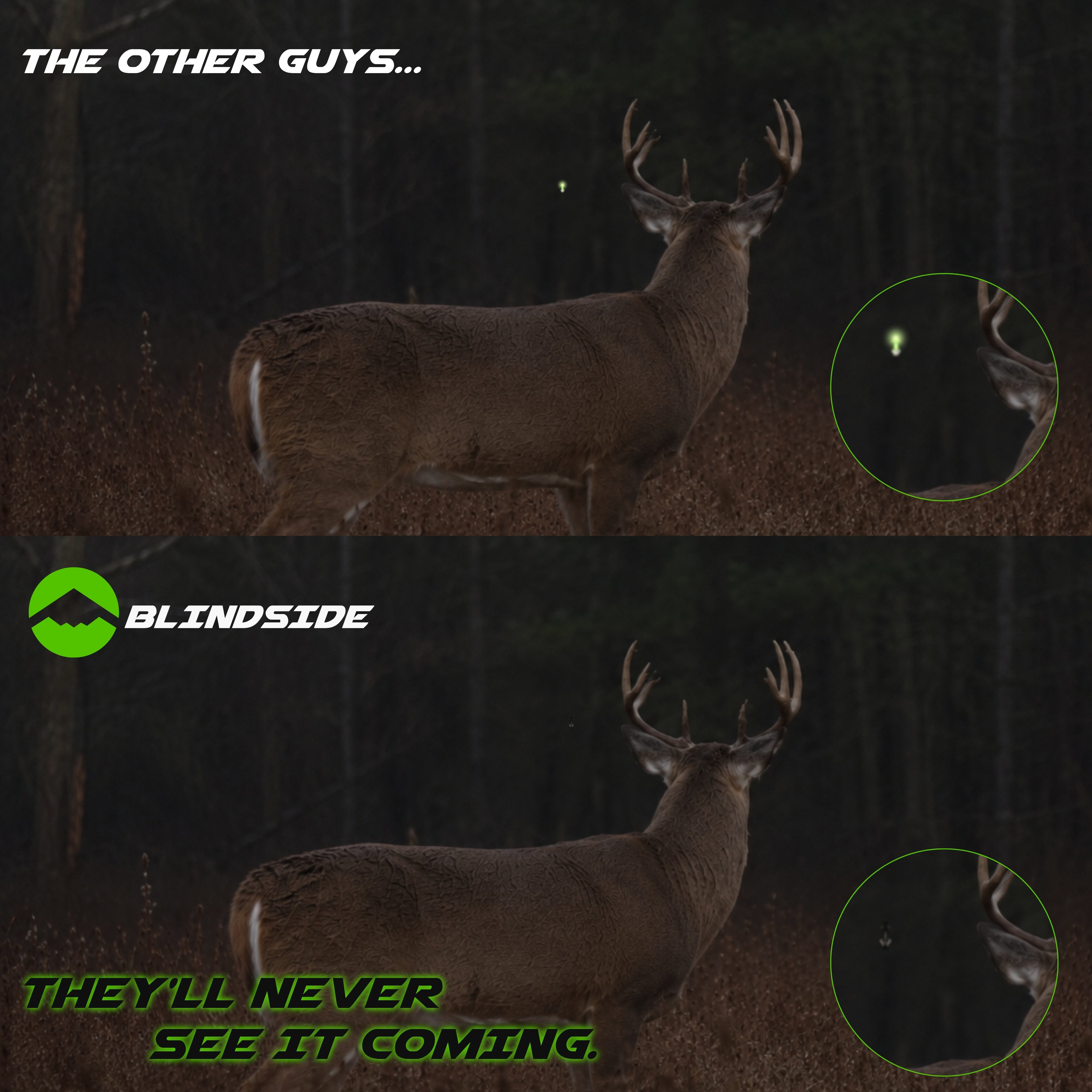 Blindside Stealth Lighted Crossbow Nocks (6-Pack)